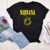 Nirvana Tee with Iconic Smiley Face – Classic Yellow Snoopy Design