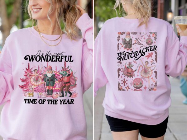 Enchanting The Most Wonderful Time of Year Nutcracker Shirt | Christmas Ballet Pajamas Tee