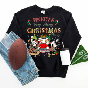 Vintage Mickey's Very Merry Christmas Party 2024 shirt, festive tee for WDW and Disneyland holiday events.