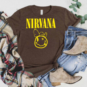 Nirvana Sweatshirt with Iconic Smiley Face – Classic Yellow Snoopy Design