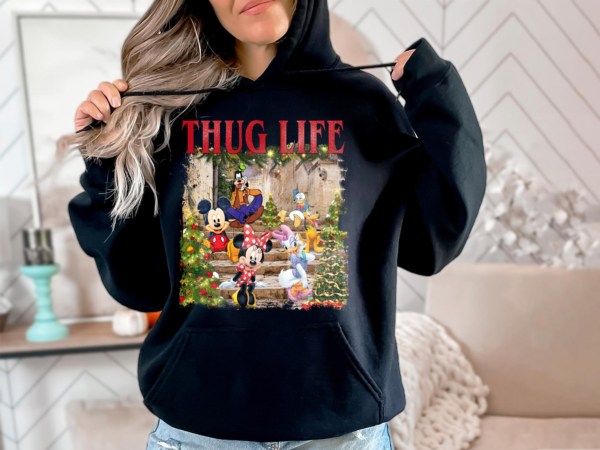 Fun Thug Life Christmas Friends Shirt as a Christmas gift idea for women