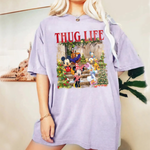 Fun Thug Life Christmas Friends Shirt as a Christmas gift idea for women