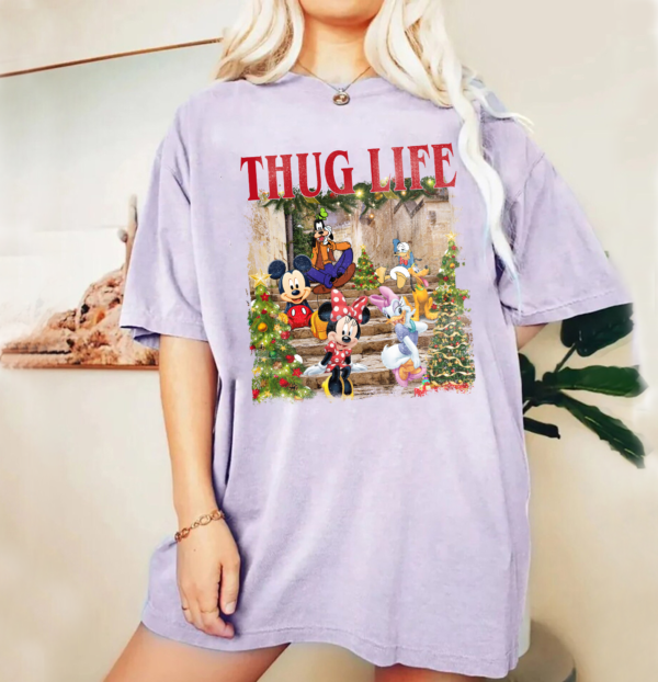 Fun Thug Life Christmas Friends Shirt as a Christmas gift idea for women