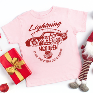 even-Time Piston Cup Champion Lightning McQueen Shirt in Comfort Colors