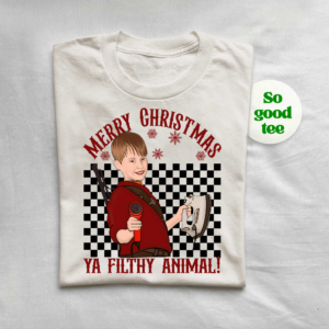 Merry Christmas 2024 Home Alone Shirt with retro movie-inspired design