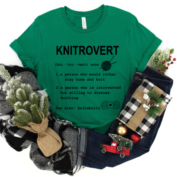 Knitrovert T-Shirt - The Perfect Gift for Knitting Enthusiasts - Image 4