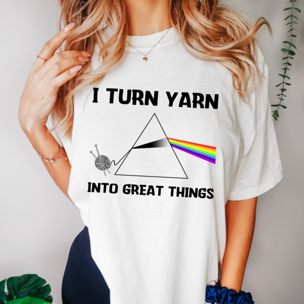 Yarn Spectrum Crochet T-Shirt - A Colorful Tribute to Crochet Lovers - Image 2