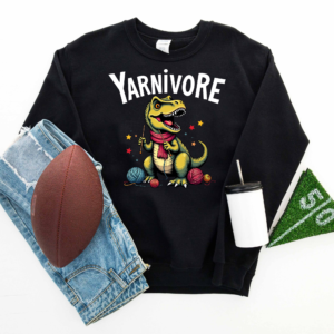 Fun and Creative Yarnivore Design T-Shirt