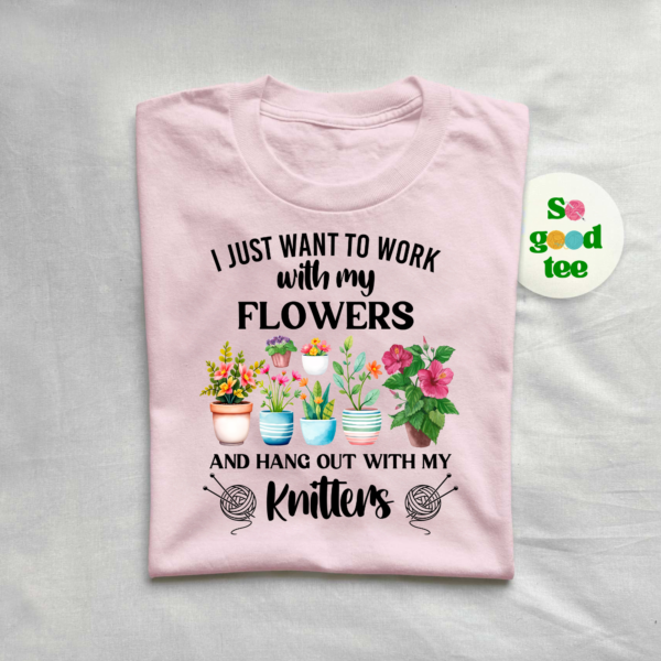 Planters and Knitters T-Shirt - Creative Design for Hobbyists